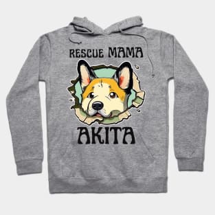 Akita dog Mom Hoodie